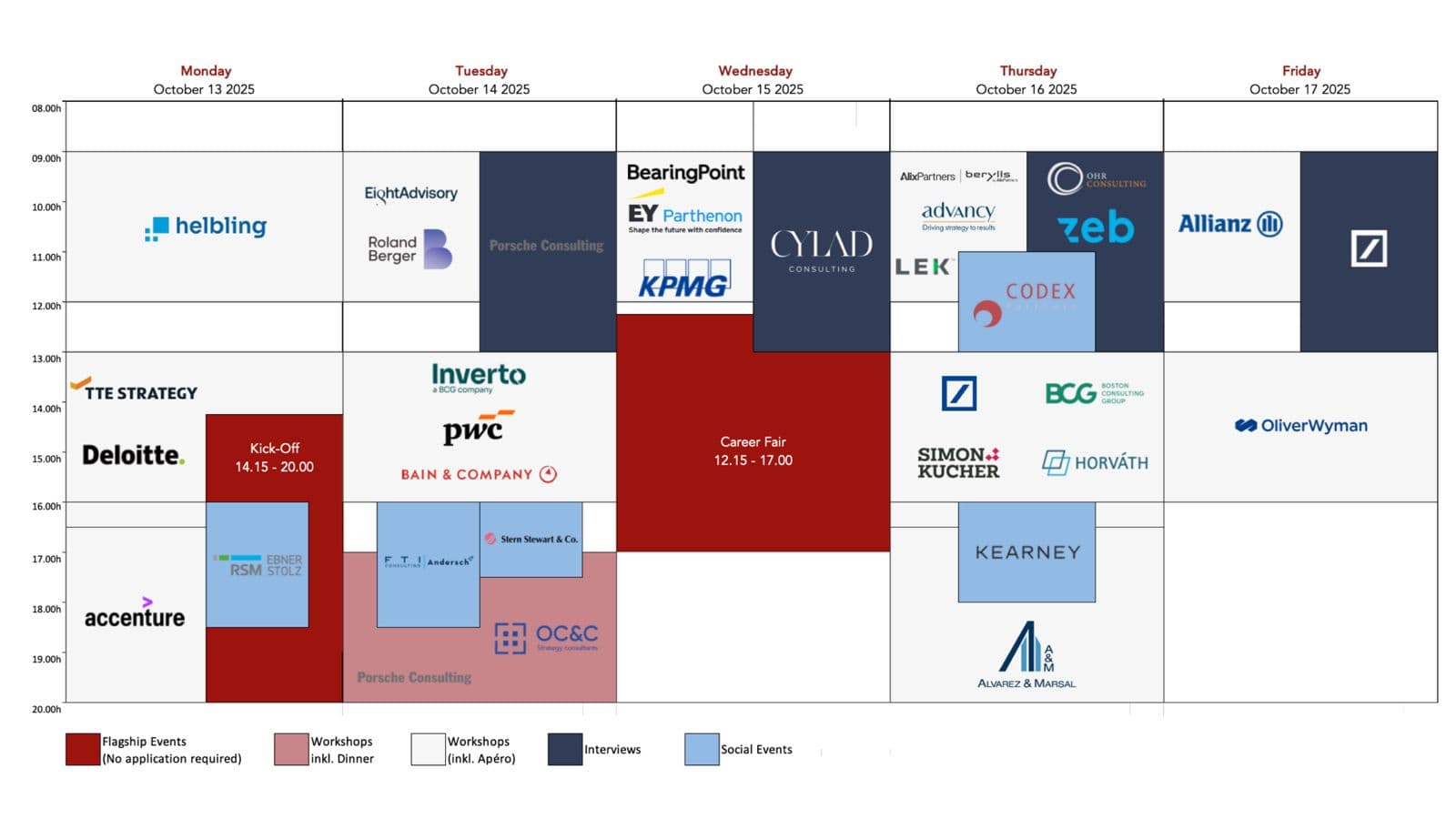 Consulting Days 2025 Schedule Overview